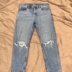 Organic cotton everlane boyfriend jeans